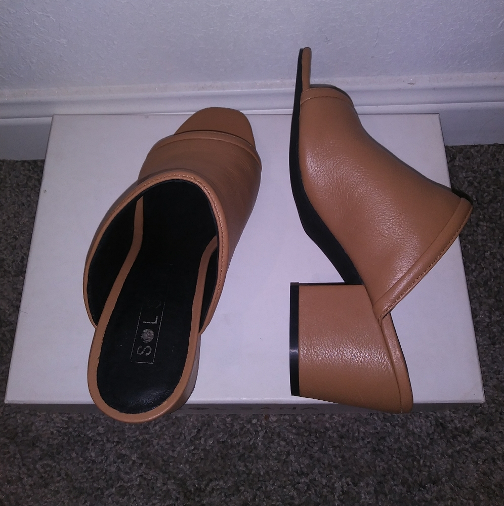 🚫NEW SOL SANA Owen Tan Mule💥 - Picture 4 of 7